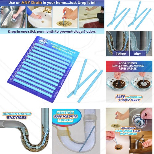 [HCM]Que thông tắc cống bồn rửa (vỉ gồm 12 que)