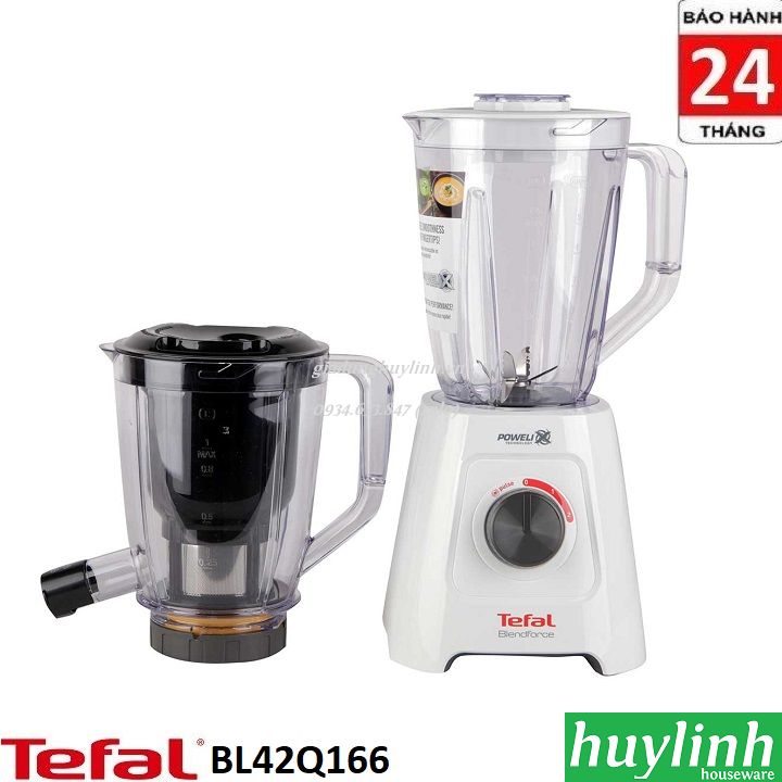 [HCM]Máy xay sinh tố và ép trái cây Tefal BL42Q166 - 600W