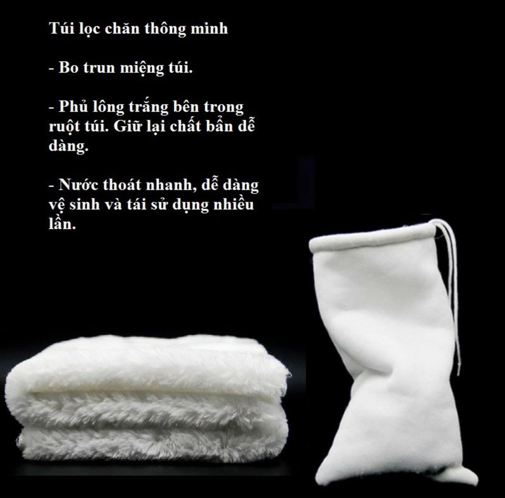 (Mua 2 tặng 1) Túi lông Magic lọc cặn bẩn chuyên dùng cho hồ cá cảnh. (Túi thường-chống tràn)