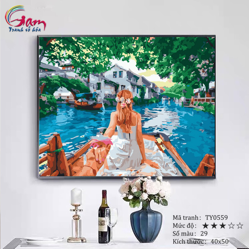 DIY Painting By Numbers Kit Abstract Love Painting No TY0559 Beautiful girl Painting For Home Wall Decor, New Hobby And Gift Picture On Canvas Acrylic paint Coloring By Number