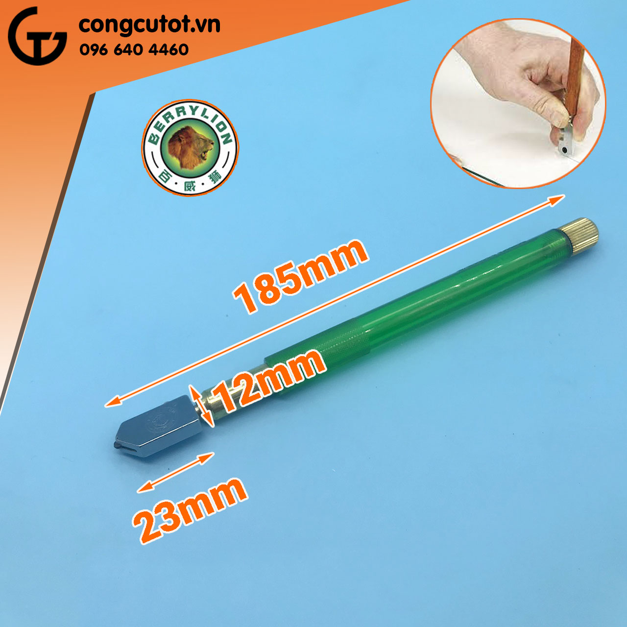 Dao cắt kính Berrylion 5-12mm