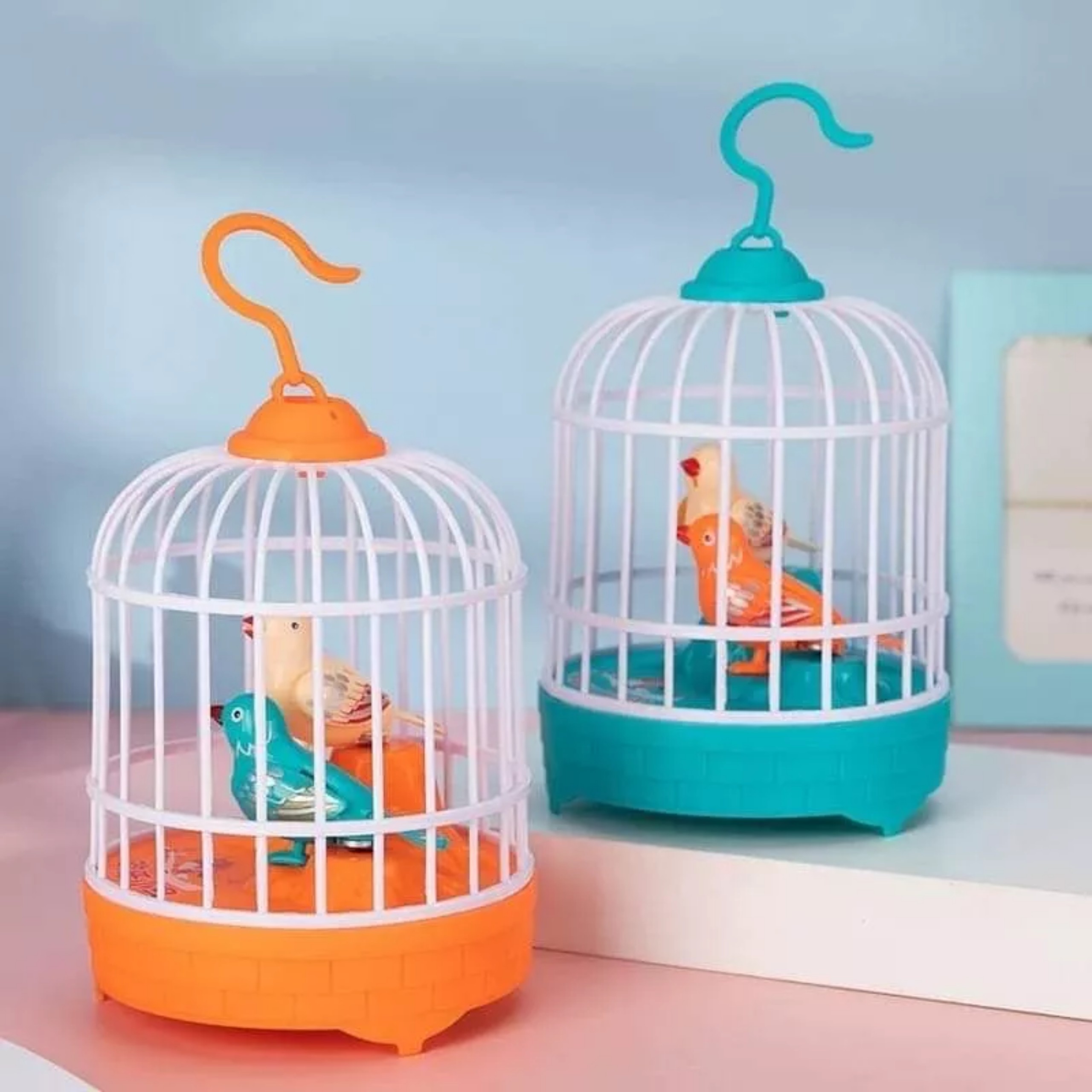 Đồ Chơi Lồng Chim Biết Hót Phát Nhạc Phát Sáng ( Có Tặng Kèm Pin )