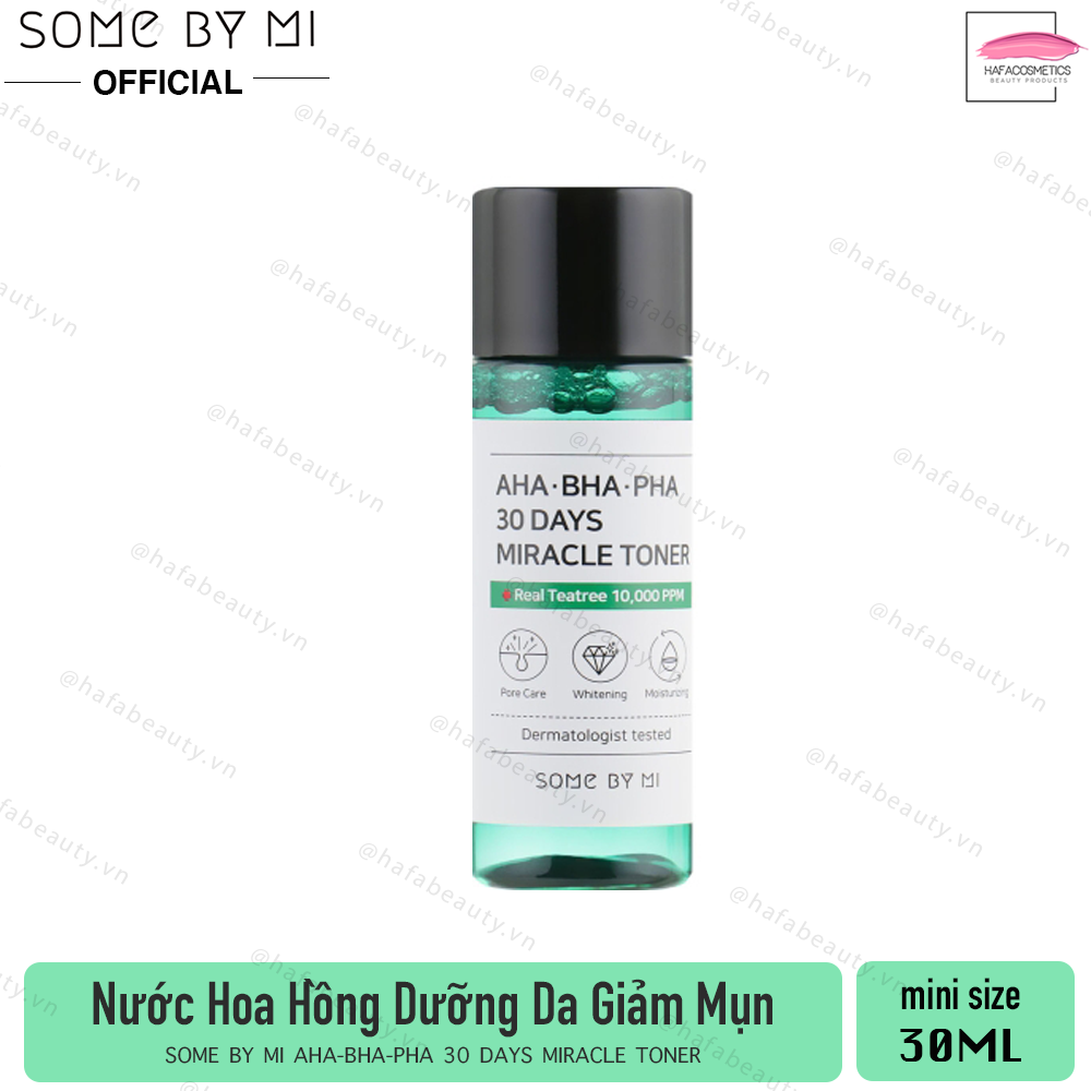 Toner Giảm Mụn, Làm Sáng Da Chiết Xuất Tràm Trà Some By Mi AHA-BHA-PHA 30 Days Miracle Toner _ Some By Mi Chính Hãng