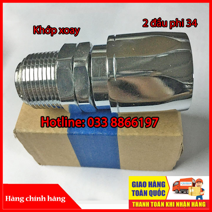 Đầu sống nối dây phi 34 chuyên dùng trong xăng dầu