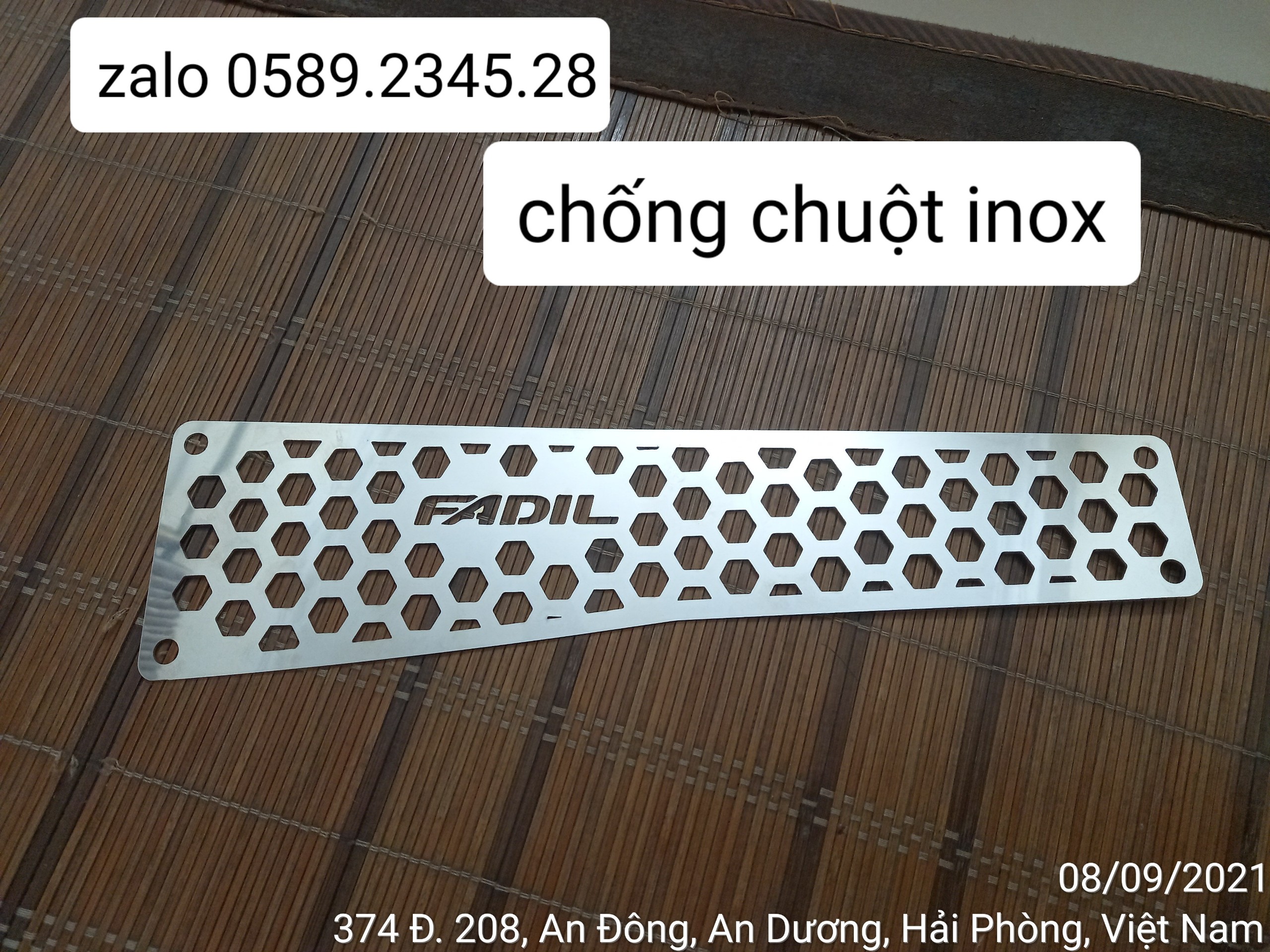 lưới chống chuột cho xe vinfast fadil inox 304 bảo hành trọn đời xe ô tô