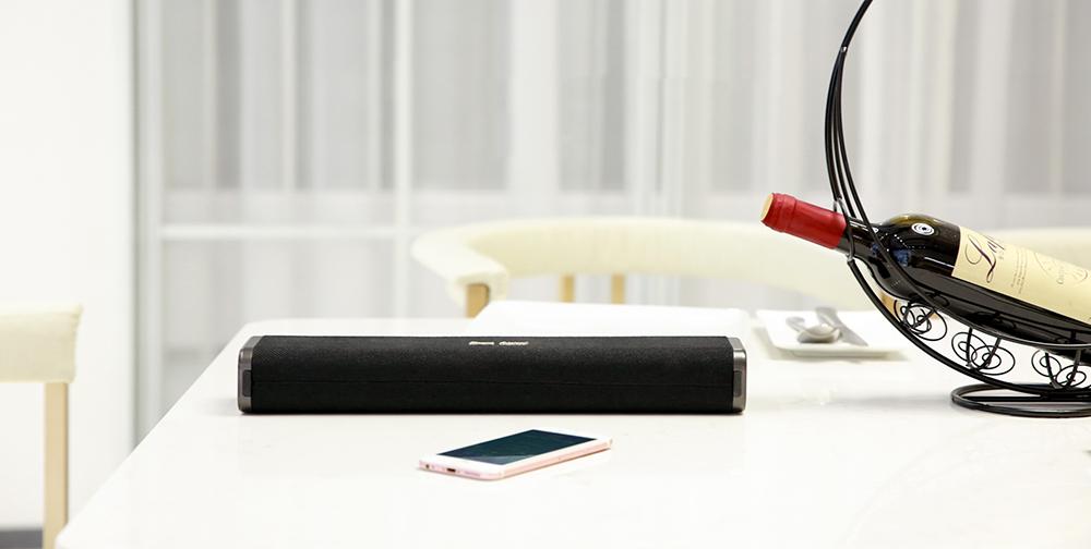 Loa Bluetooth Soundbar Mini Remax RB-M33 Fabric Series (Đen)
