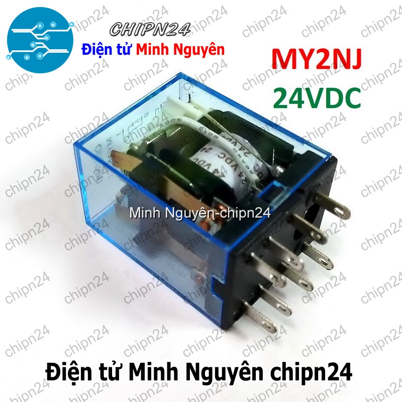 [1 con] (F200.2) Relay Kiếng 8 Chân 5A 24VDC - HH003673