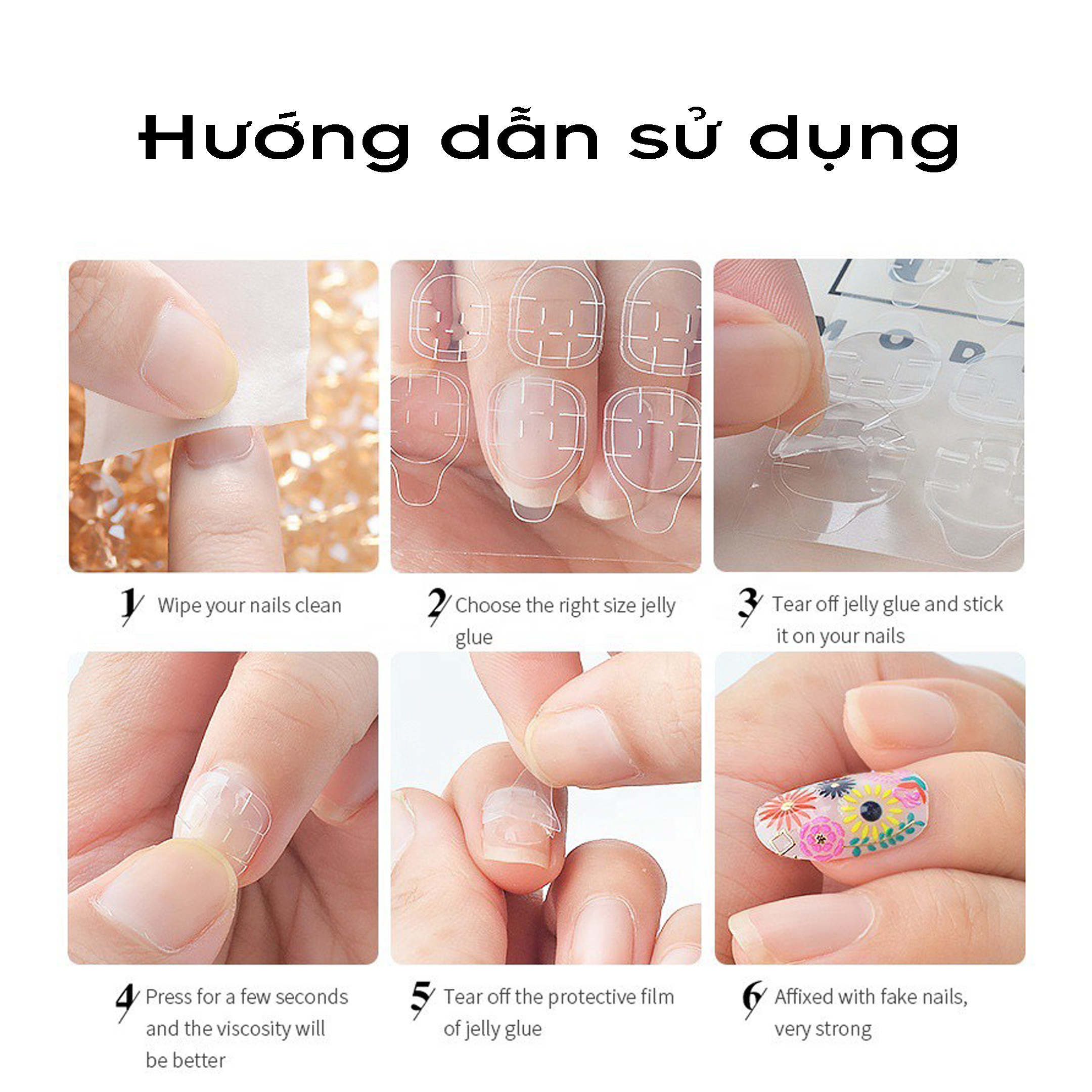 Móng Tay Giả Luna Nail Hộp 24 Nail Box Giá Rẻ Độ Bền cao