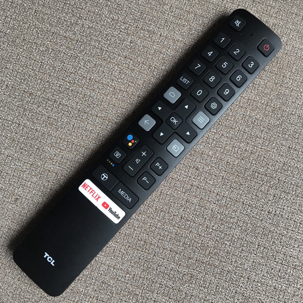 Điều khiển tivi tcl giọng nói, Remote TV TCL tìm kiếm giọng nói loại dài hàng zin