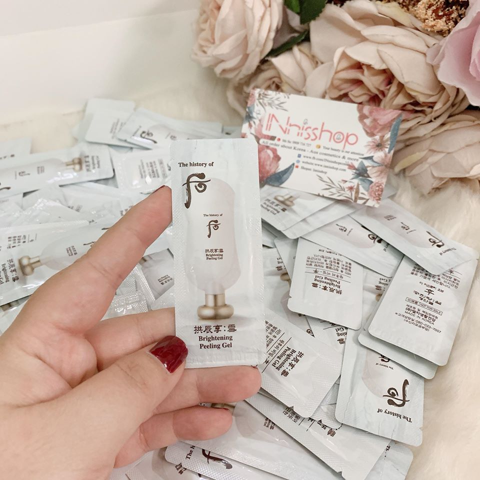 [HCM] Sample TẨY DA CHẾT WHOO BRIGHTENING PEELING GEL