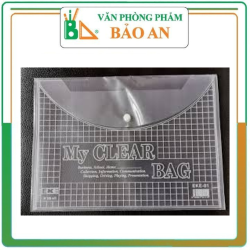 Túi clear khổ a dày