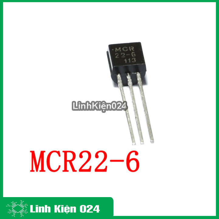 Bộ 5 Diode MCR22-6 THYRISTOR 400V/1.5A TO-92