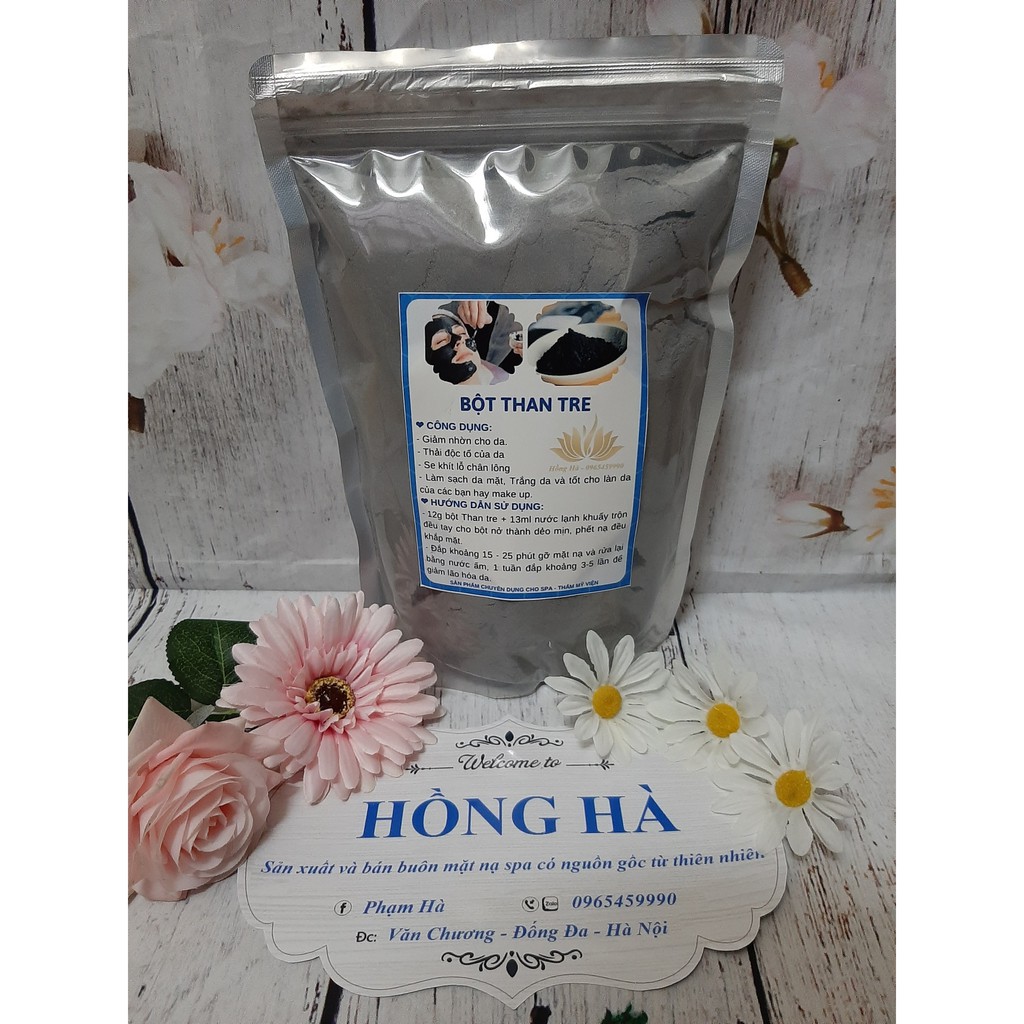 500gr Bột Than Tre Hoạt tính thải độc tố cho da