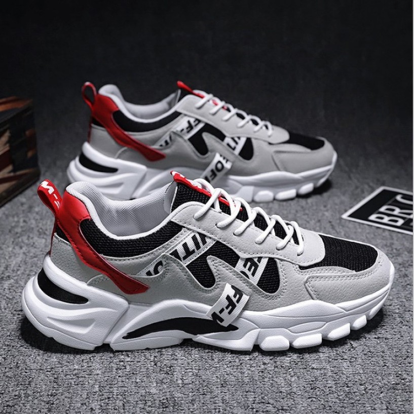 Giày nam thể thao, giày Sneaker nam Hàn Quốc cao cấp phối chữ SP - 330 giá rẻ
