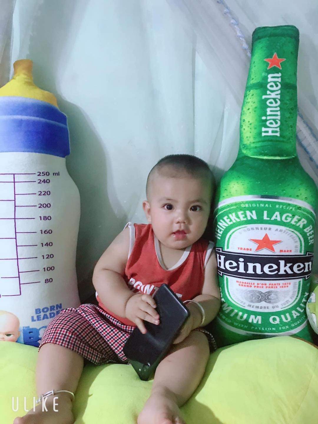 GỐI ÔM CHO BÉ SƠ SINH HÌNH TRÁI CHUỐI 50CM