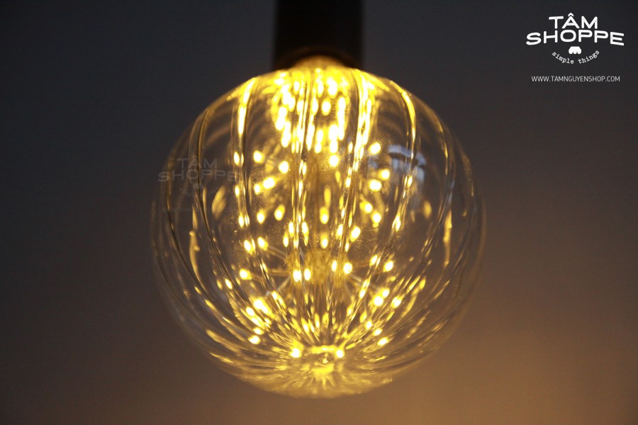 [HCM]Bóng Đèn Edison Trái Bí Sao Rơi Led - Tbl