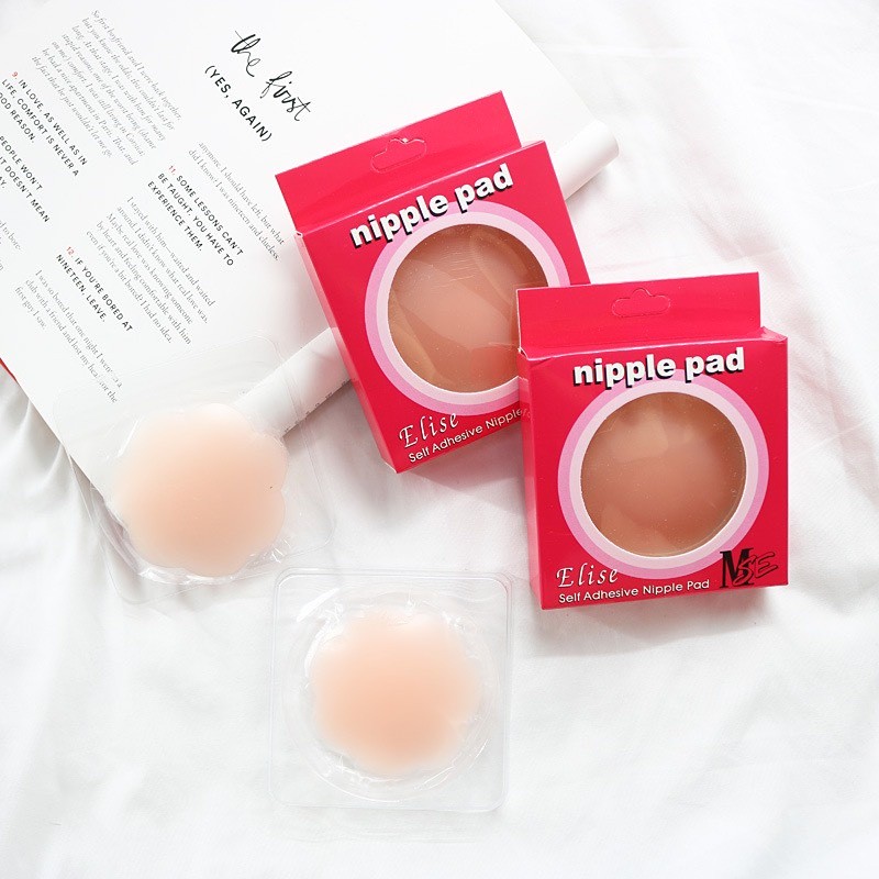 Hộp Nipple pad 2 miếng dán nhũ hoa silicon siêu dính