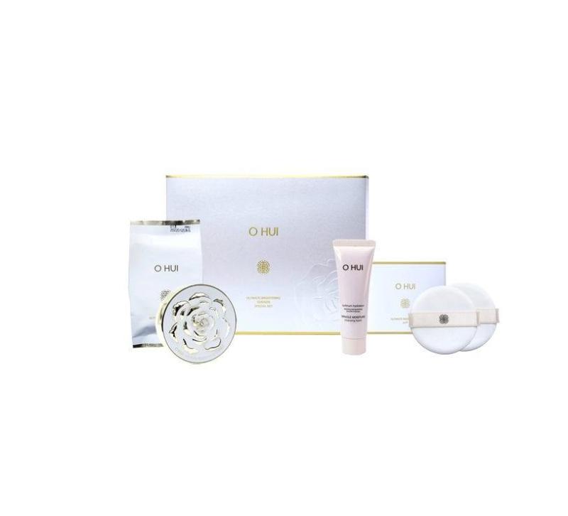 Set phấn OHUI ULTIMATE BRIGHTENING CUSHION SPECIAL SET 2019 cao cấp