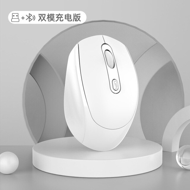 ZZOOI Macaron Wireless Bluetooth Dual-mode Rechargeable Game Mouse Computer Gamer Wirelesss Office Mouses Gaming Laptop Mice Keyboards