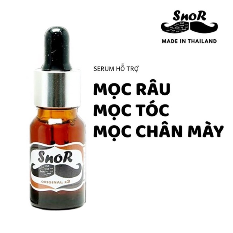 Serum Snor kích thích mọc râu tóc chân mày cho phái mạnh Thái Lan