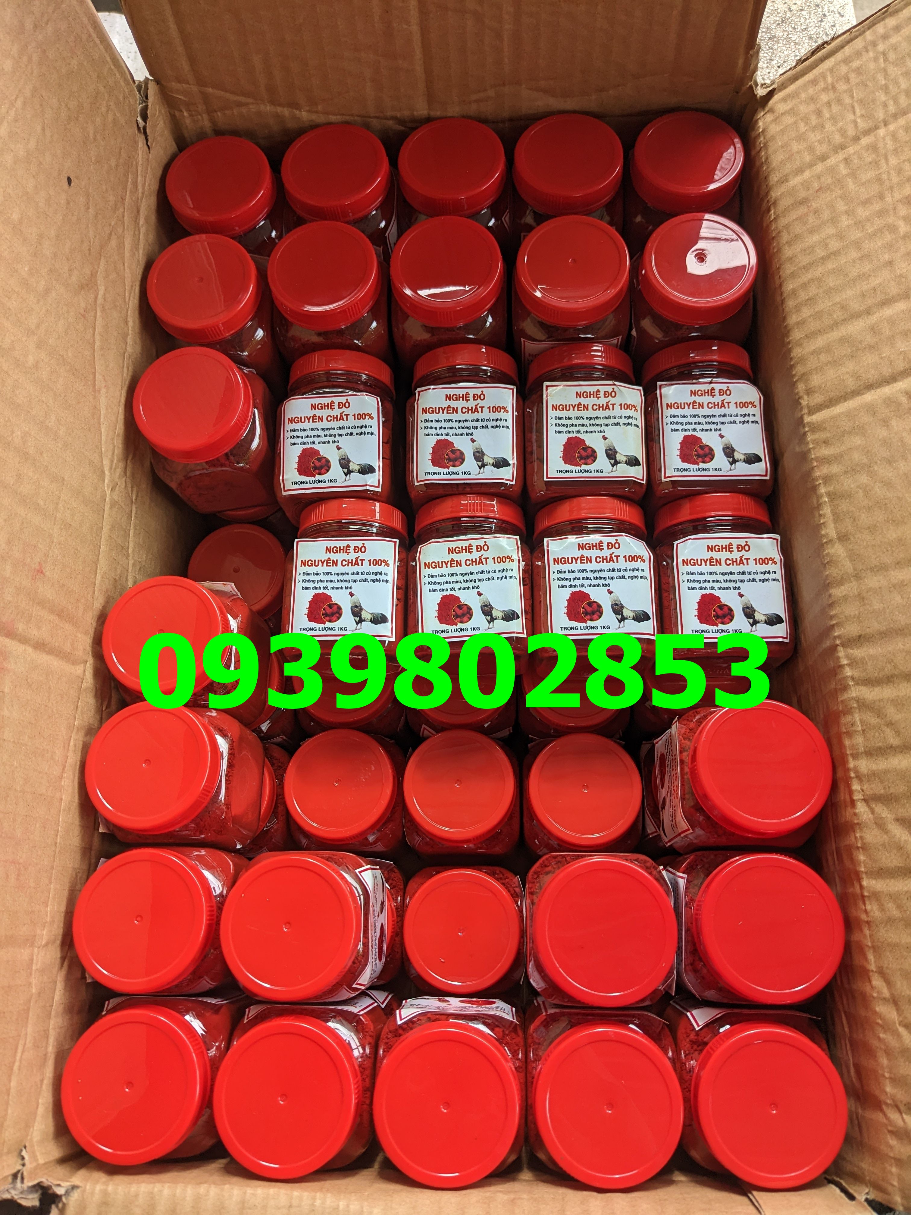 Nghệ đỏ cho gà đá nguyên chất keo 100g