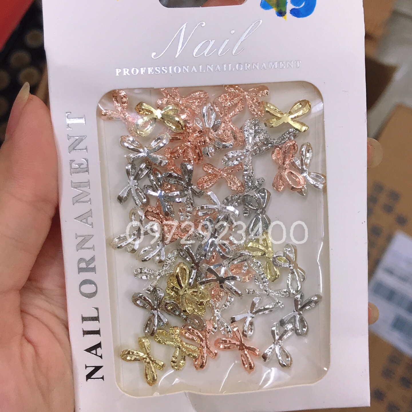 Charm Kim Loại Trang Trí Móng ,Đính Móng Tay 9 - MinI Nails