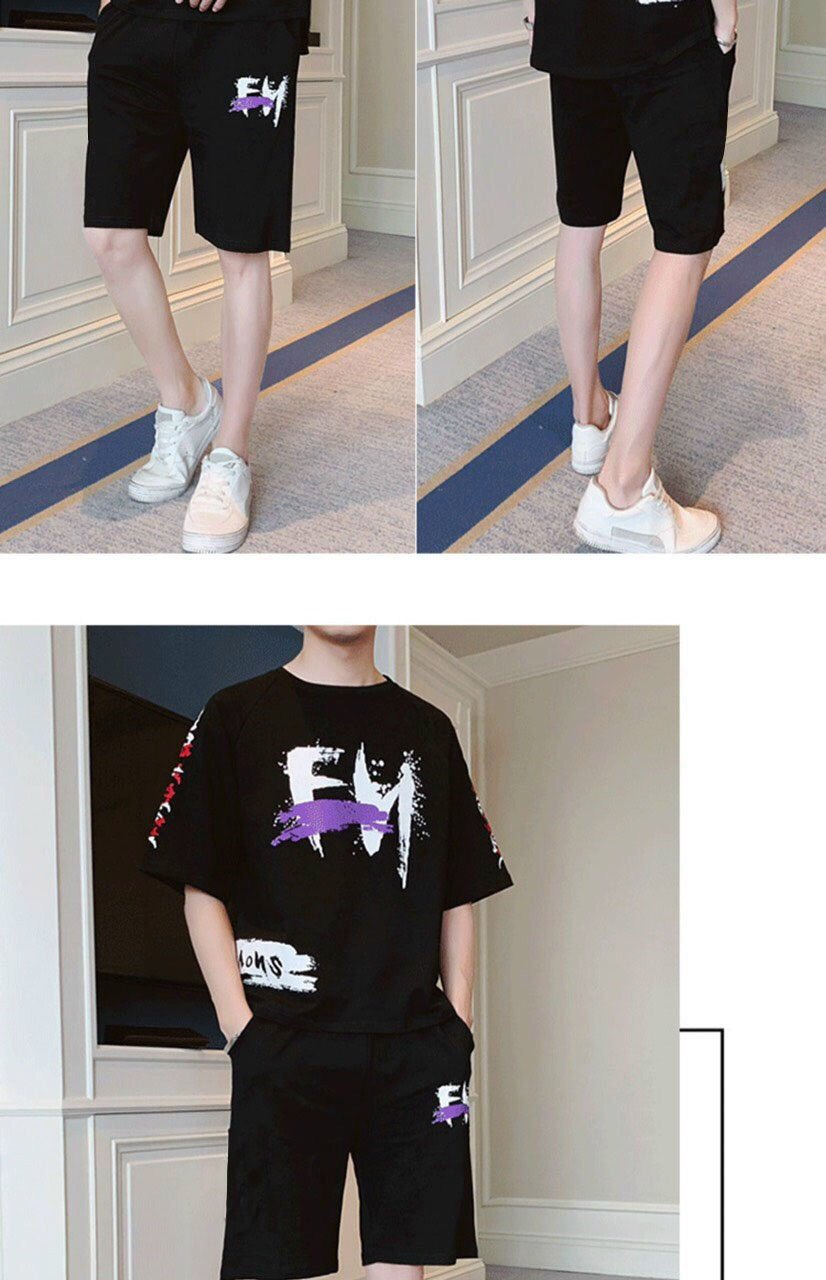 [HCM]Set Bộ Thời Trang In Chữ Phong Cách Mới