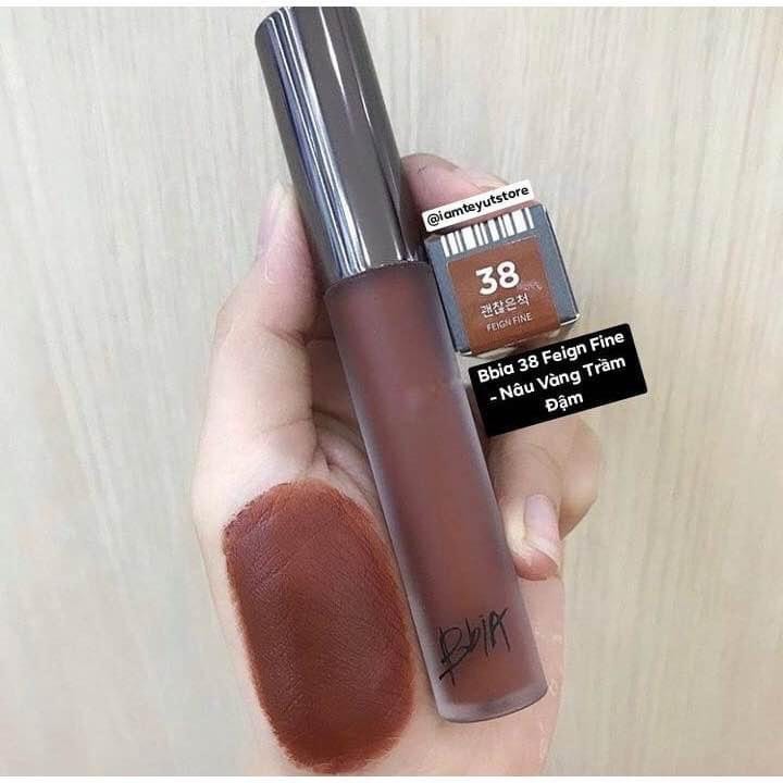 SON KEM BBIA VER 8 MÀU 38 ĐỎ NÂU