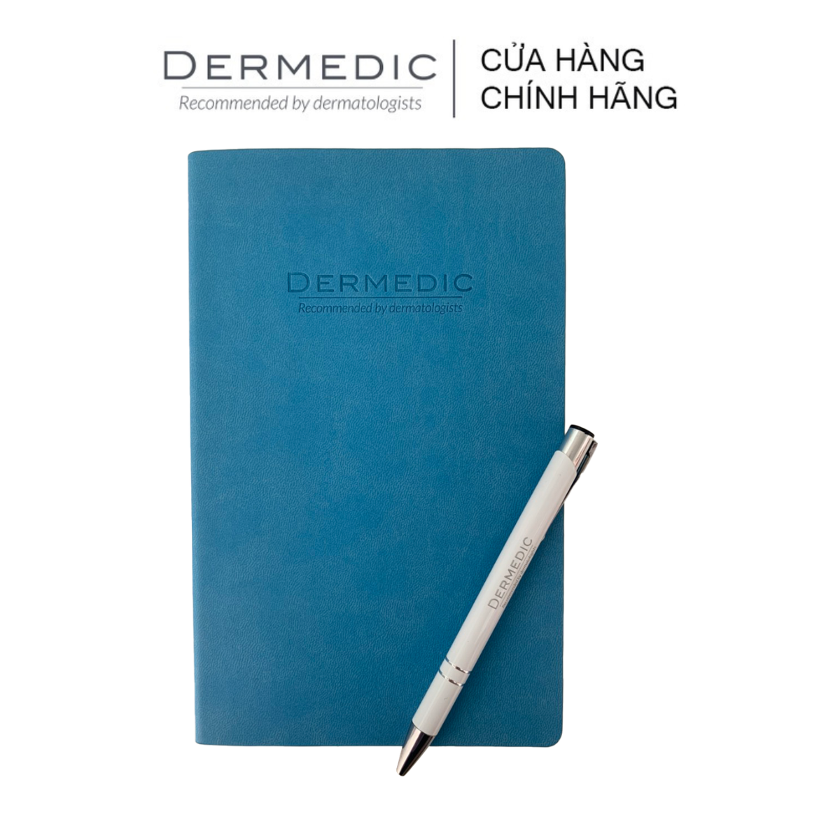 [HÀNG TẶNG - KHÔNG BÁN] Sổ tay Notebook màu xanh Dermedic