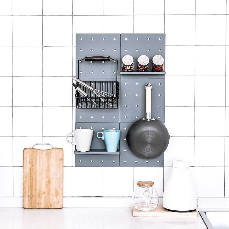 [Full 6 màu] Bảng Pegboard Đục Lỗ Treo Tường