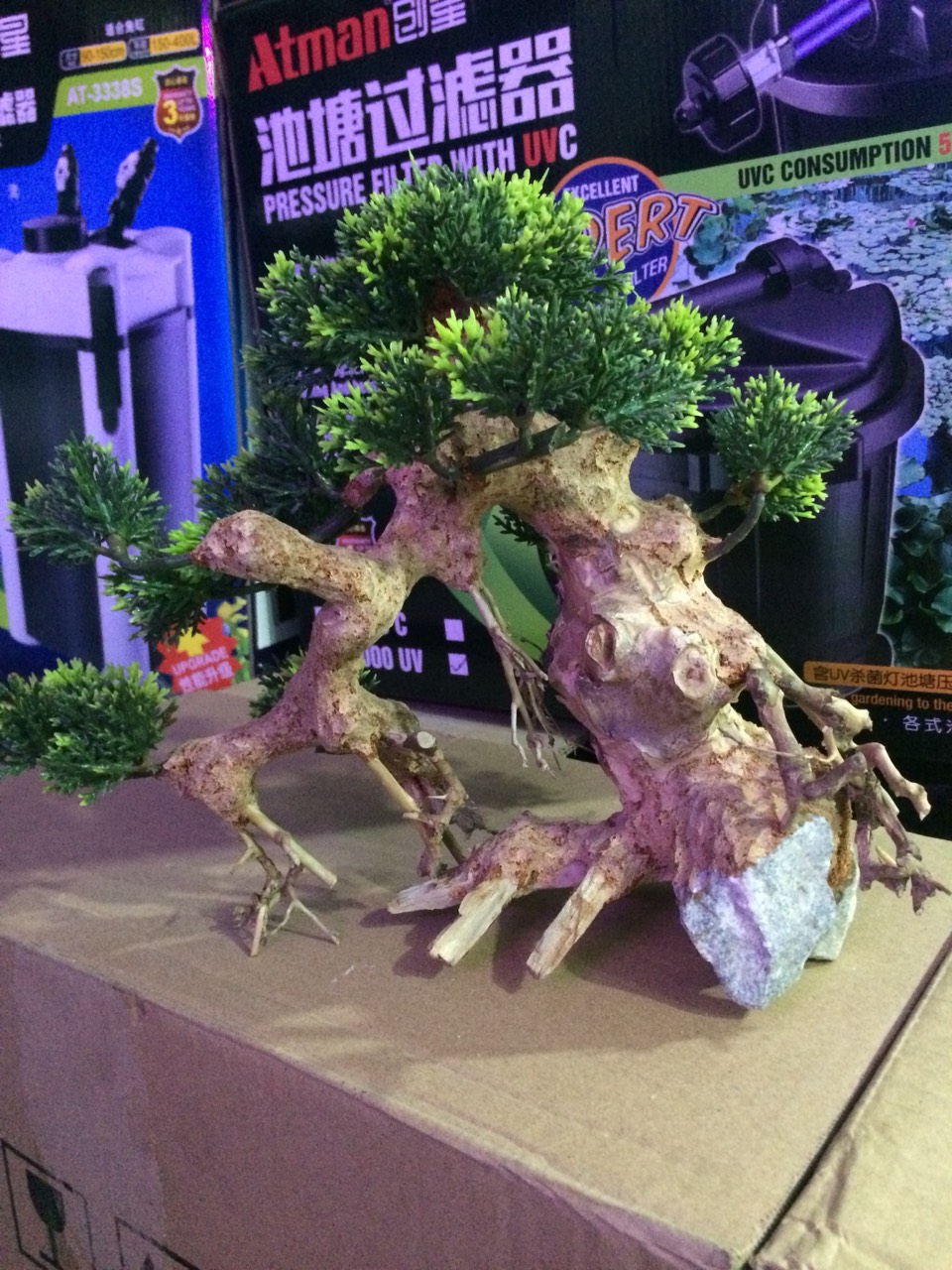 Lũa Bonsai Mini Trang Trí Bể Cá - Bể Thủy Sinh (D:20cm C: 15cm)
