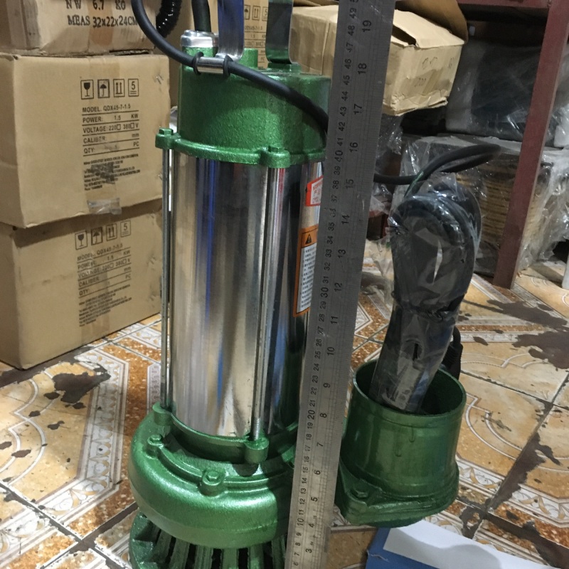máy bơm chìm 3hp inox hút được bùn