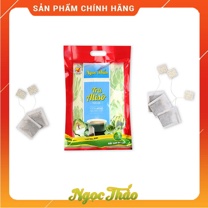 Trà atiso túi lọc đặc biệt Ngọc Thảo | 100 túi (gói màu đỏ)