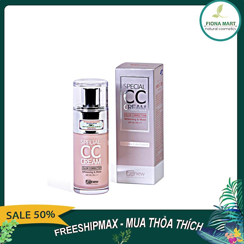 Kem Nền C.C Trang Điểm CAO CẤP BENEW SPECIAL CREAM Dưỡng Ẩm Nâng Tone Da, Che Khuyết Điểm Và Chống Nắng Hiệu Quả.
