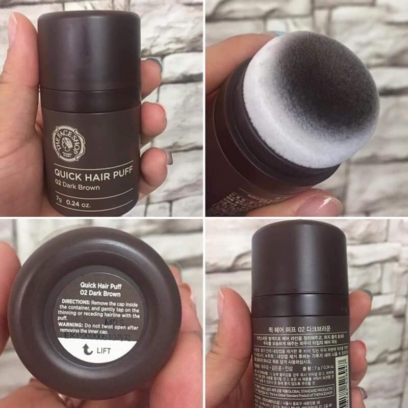 Phấn che khuyết điểm tóc quick hair puff the face shop 7gg - 12563