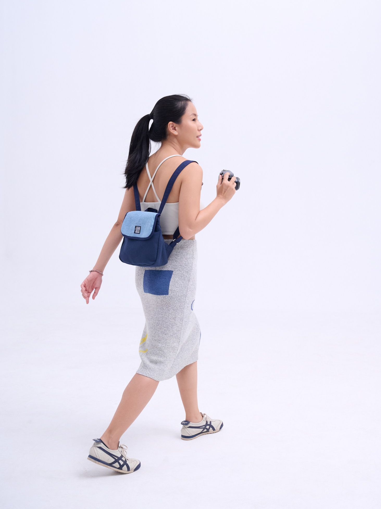 Jamlos Scone Backpack - Balo mini vải canvas gọn nhẹ