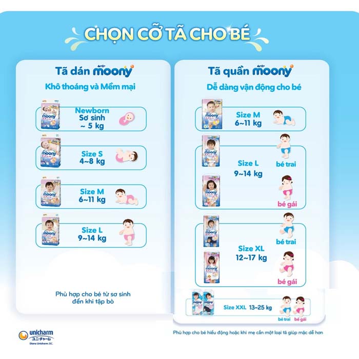 Tã Quần Moony Nhật Bé Trai Size XL 38/44 Miếng  (cho bé 12 - 17 kg)