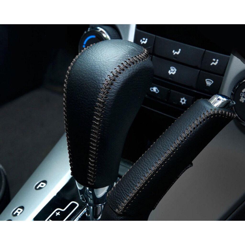 Bọc Cần Số Da Thật Xe Hyundai Santafe 2019 2020