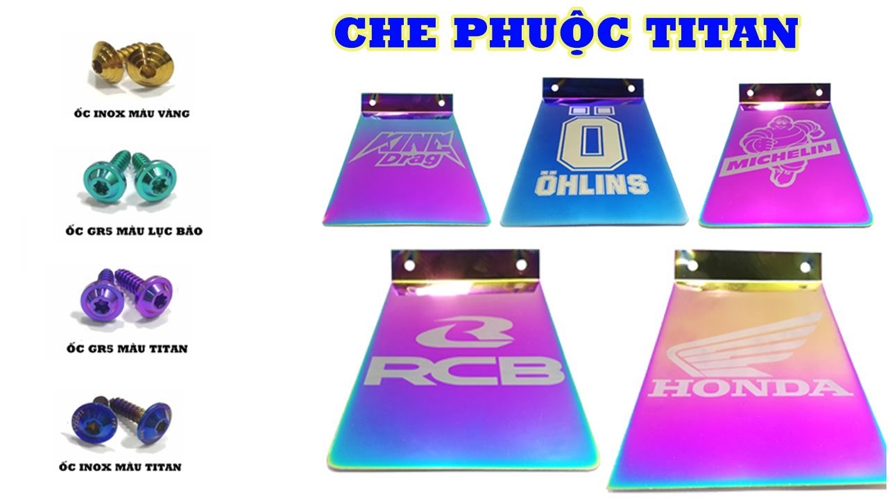 Chắn bùn phuộc titan exciter , winner