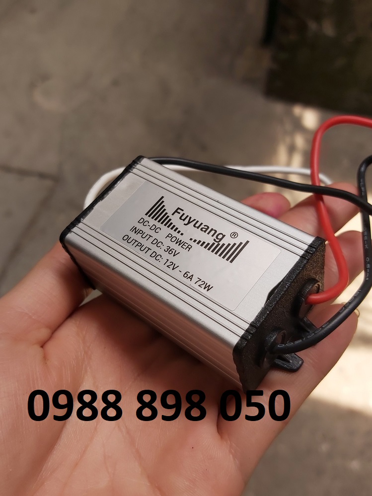 bộ hạ áp 36v xuống 12v 6a max 72w