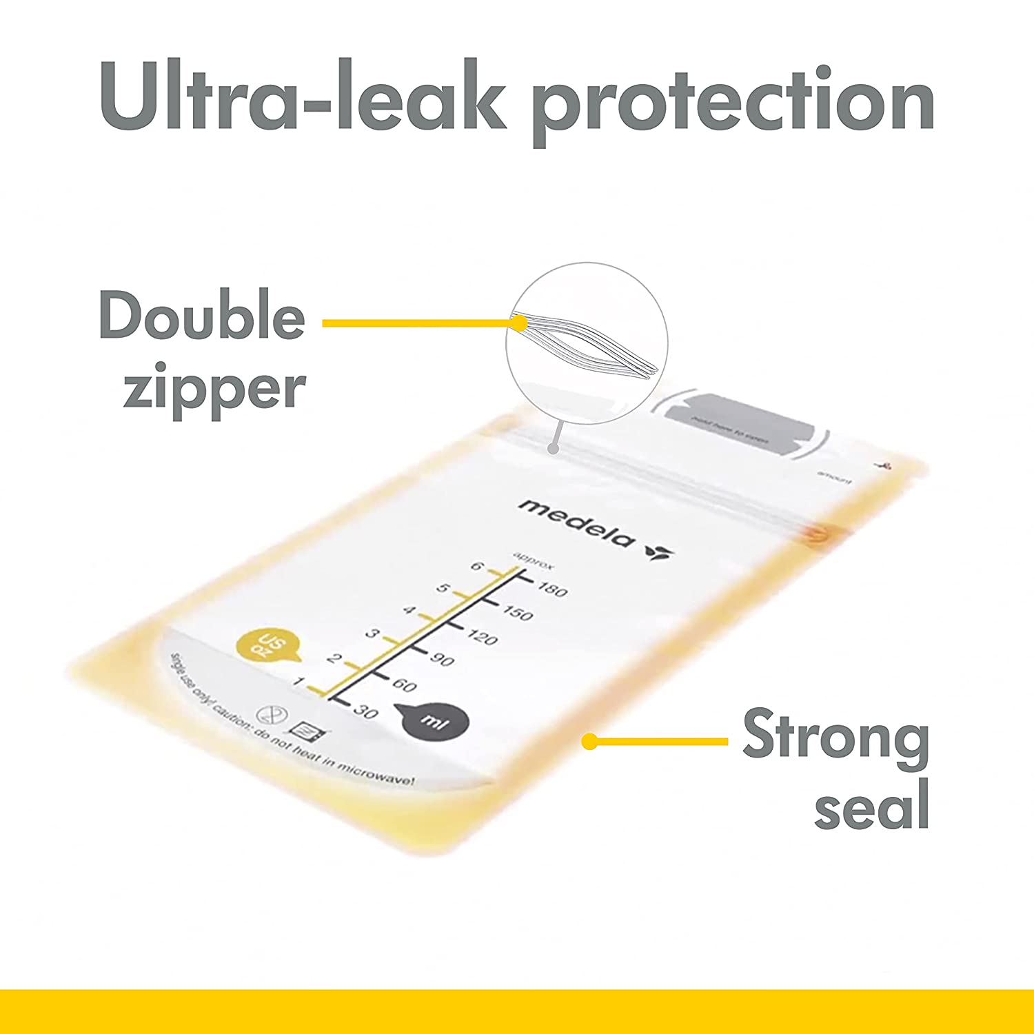 [Chính hãng] Túi Trữ Sữa Medela Dung Tích 180ml