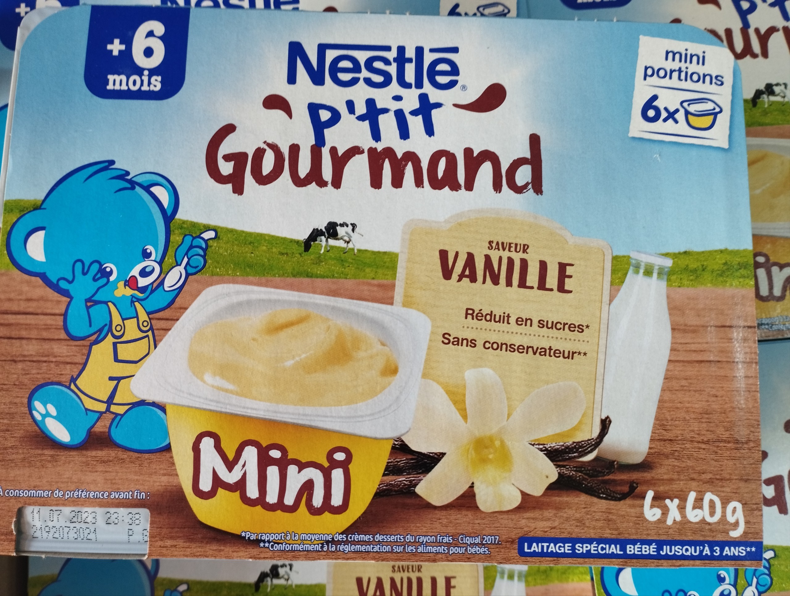 combo 5 lốc váng sữa nestle cho bé (6×60g)