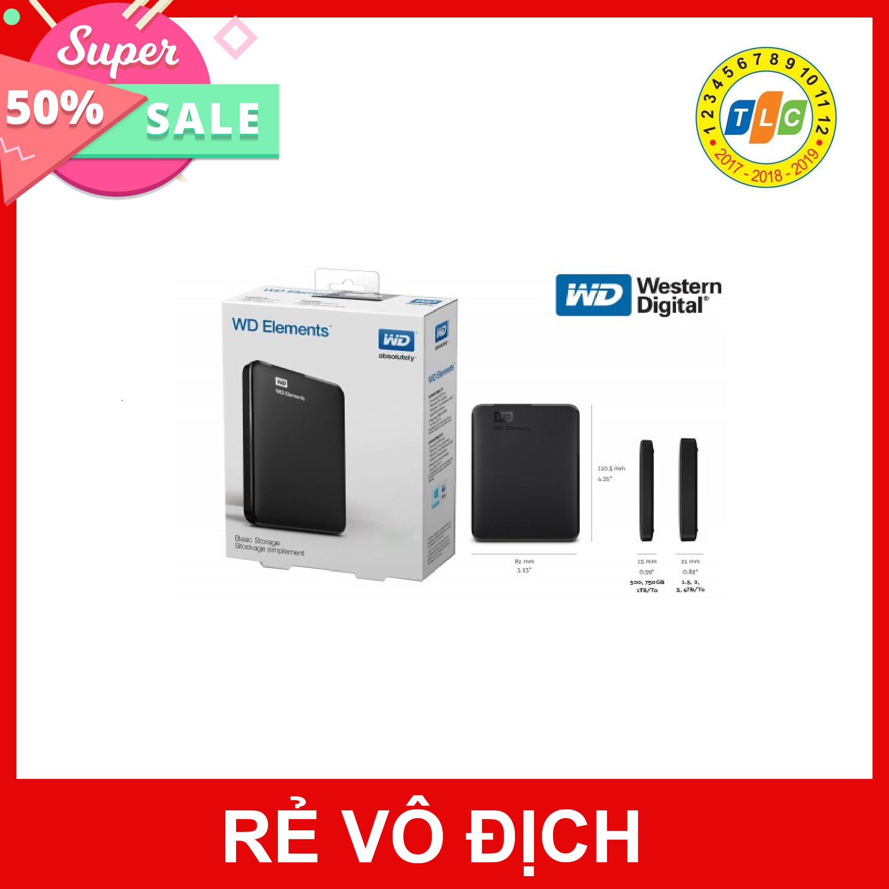 HDD Box WESTERN 2.5 - USB 3.0