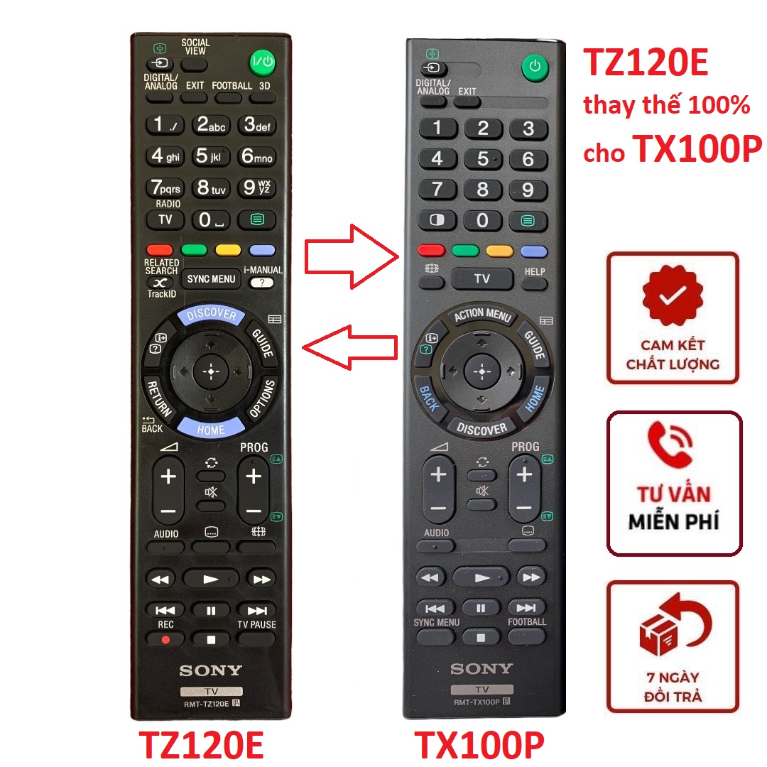 Cheap Sony rmt-tz120e TV remote control full replacement for rmt-tx100p, compatible for 43w800c TV series, 50w800c, 55w800c, 40w800c, Sony tx100p remote control, TV remote control