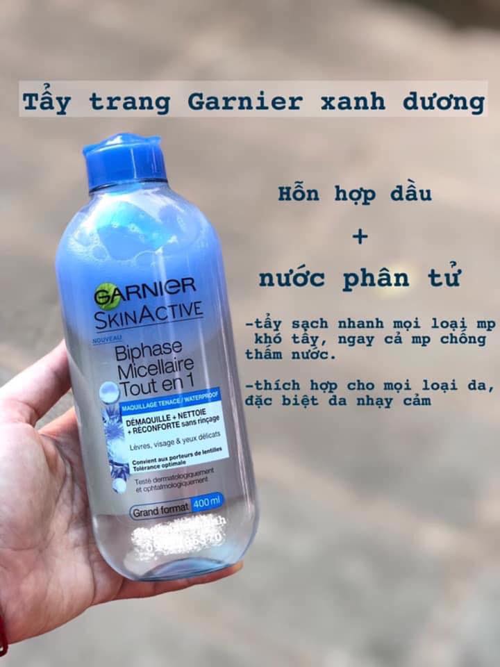 Nước tẩy trang Ganier Pháp 400ml