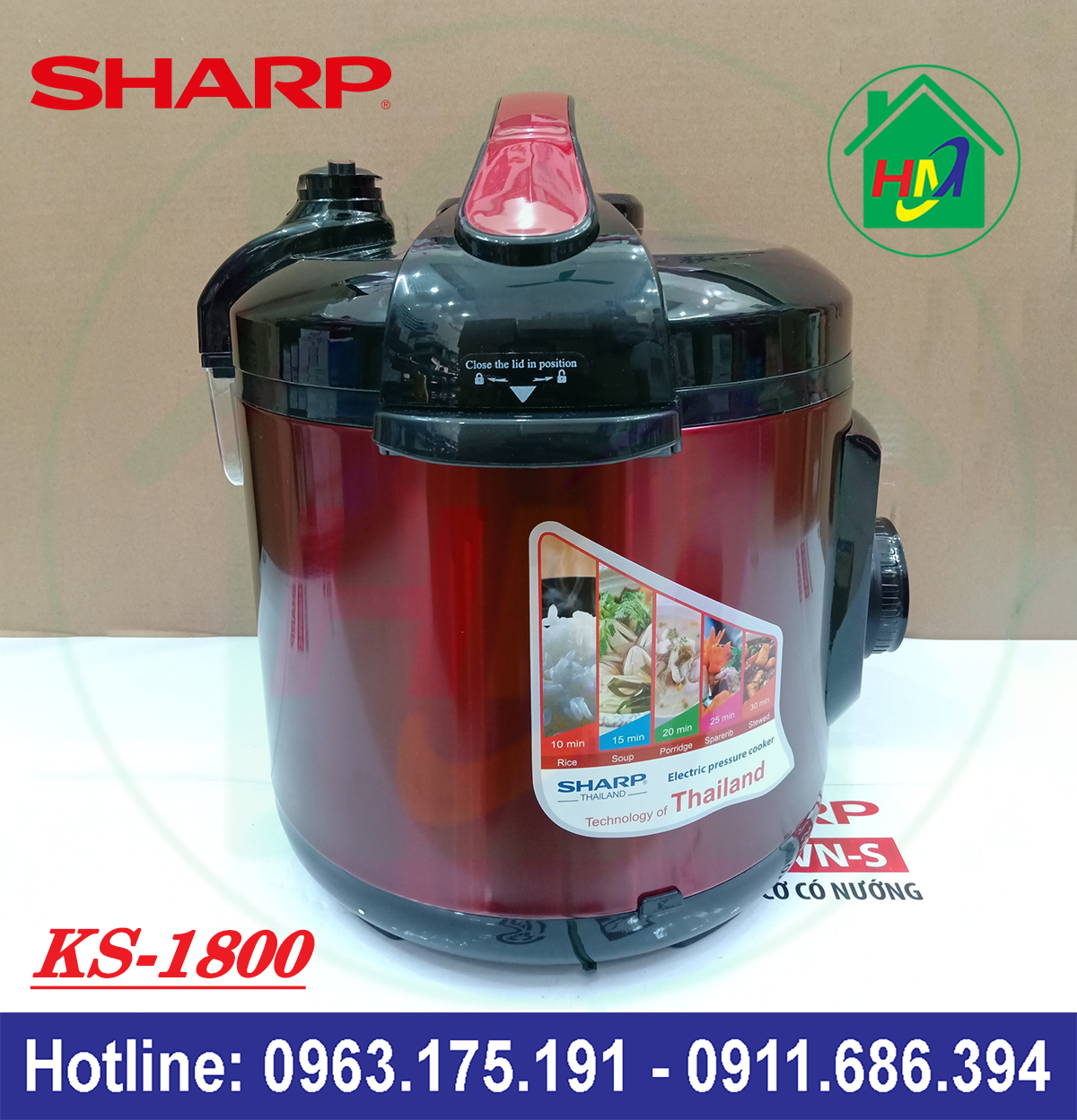 Nồi Áp Suất Đa Năng 6L Sharp KS-1800