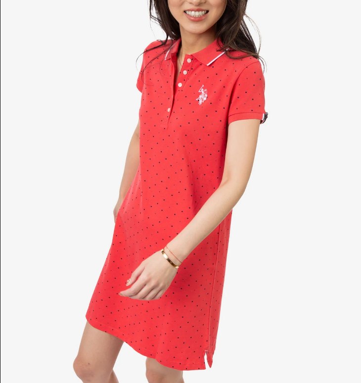 Đầm US Polo có cổ - Hàng Mỹ