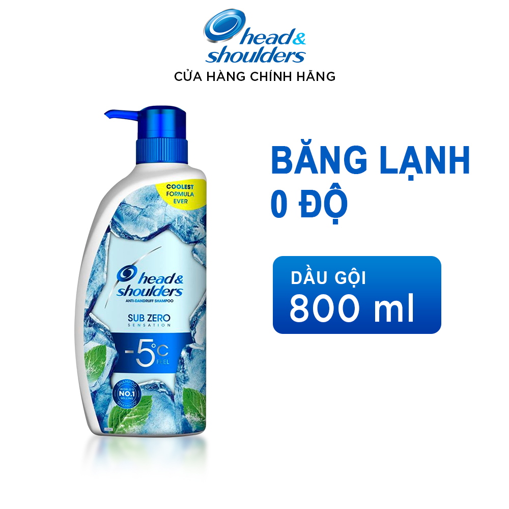 Dầu Gội Sạch Gàu HEAD&SHOULDERS Bạc Hà/ Giảm Ngứa Da Đầu/ Hương Chanh/ Sạch Sâu/ Làm Sạch Vi Khuẩn - Chai 850ML