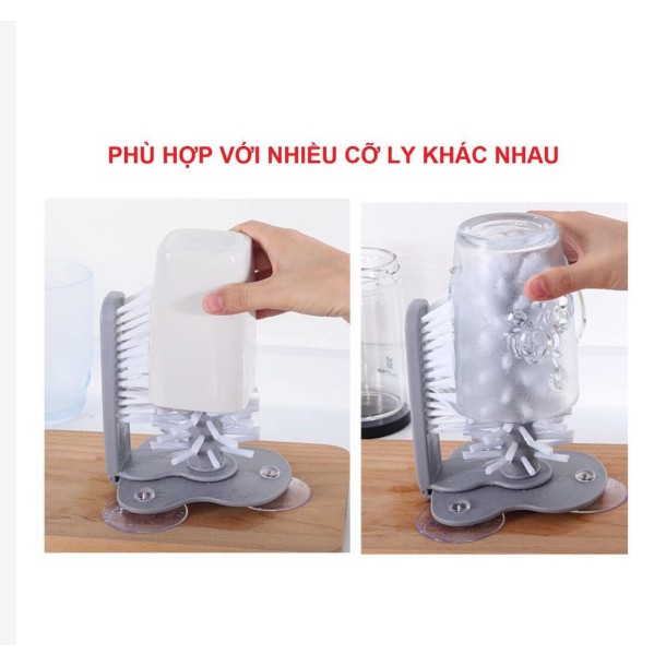 Dụng cụ cọ rửa ly đa năng