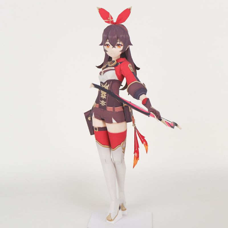 Mô hình giấy anime girl Anime Game Amber